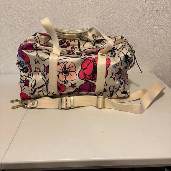 Coach Vintage Kyra Poppy Floral Weekender Travel Bag - Picture 3 of 8